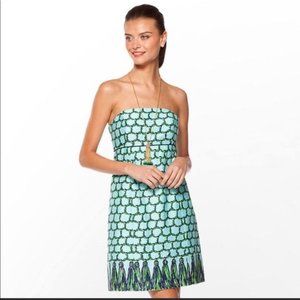 Lilly Pulitzer Bowen Tassel Blue & Green Dress